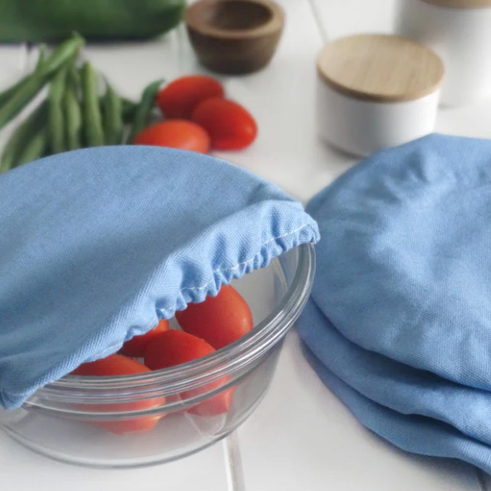 4 My Earth Food Cover Set - Blue Denim image 1