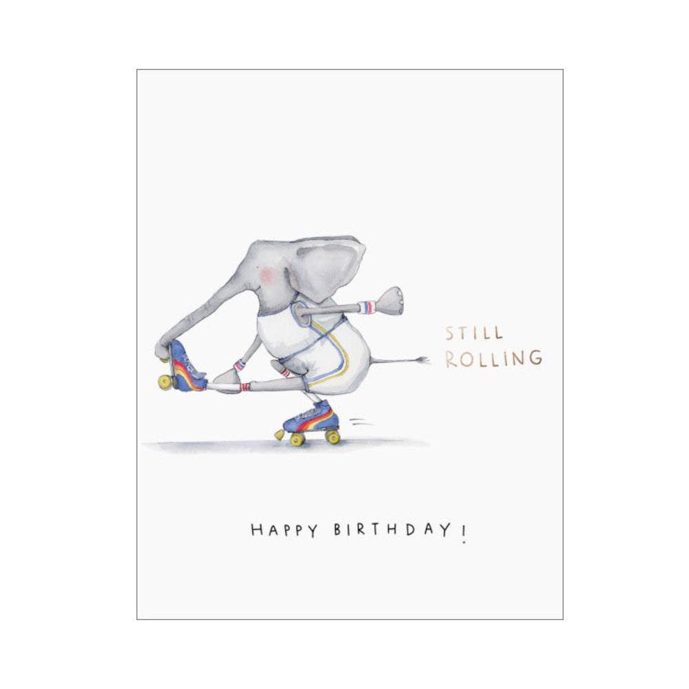 Still Rolling Birthday Card image 0