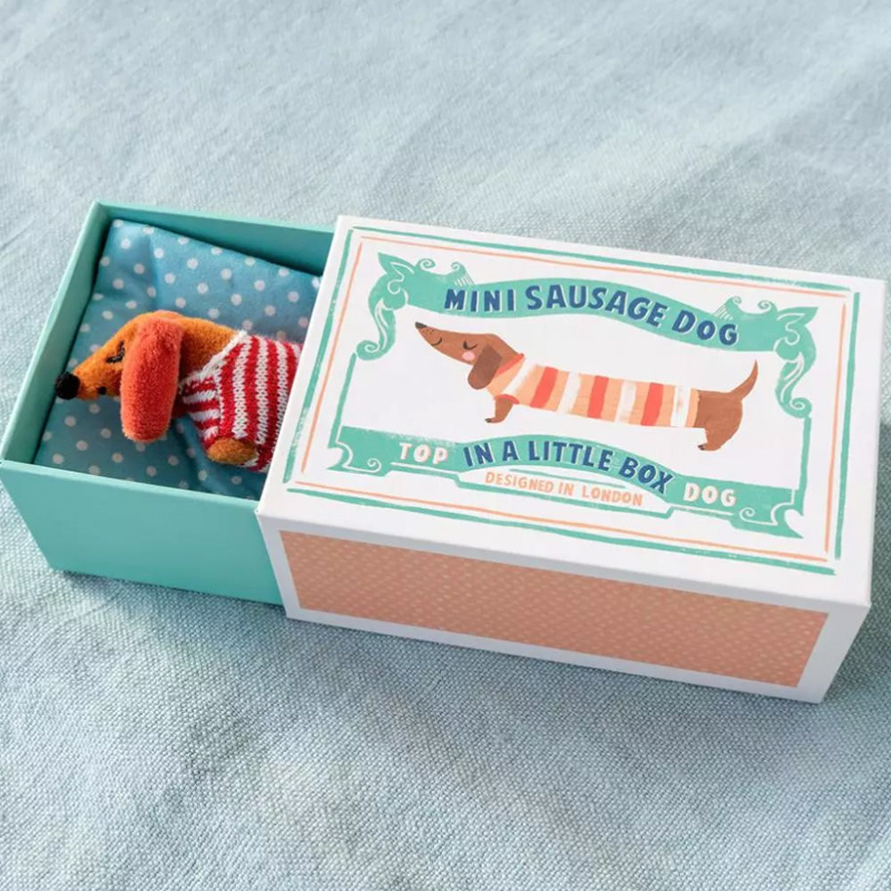 Mini Sausage Dog in a Little Box image 0