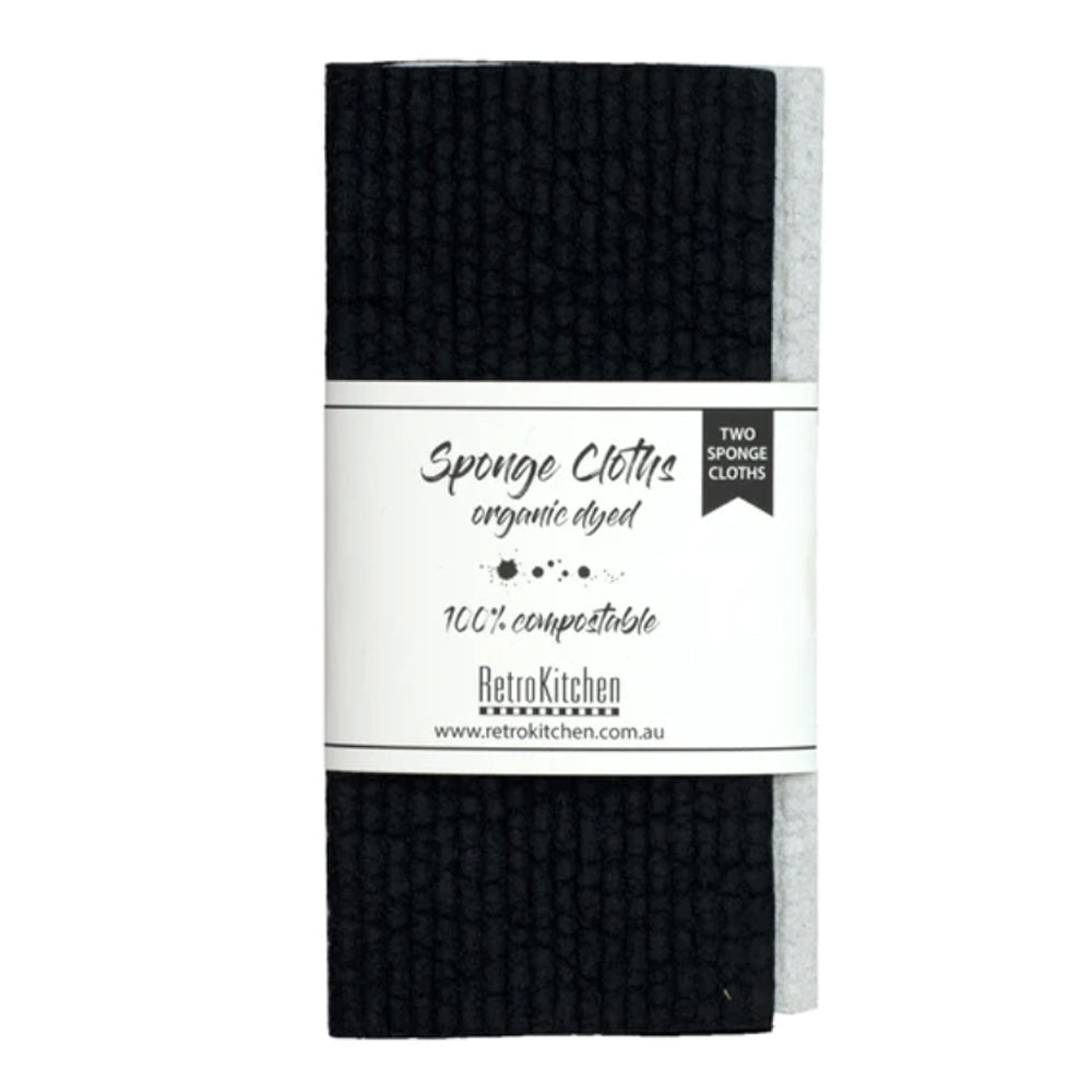 Compostable Sponge Clothes 2pk Stone image 0