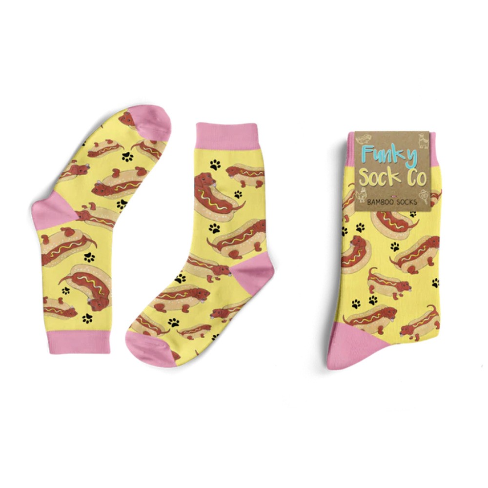 Funky Sock Co - Saucy Sausage in a Bun image 0