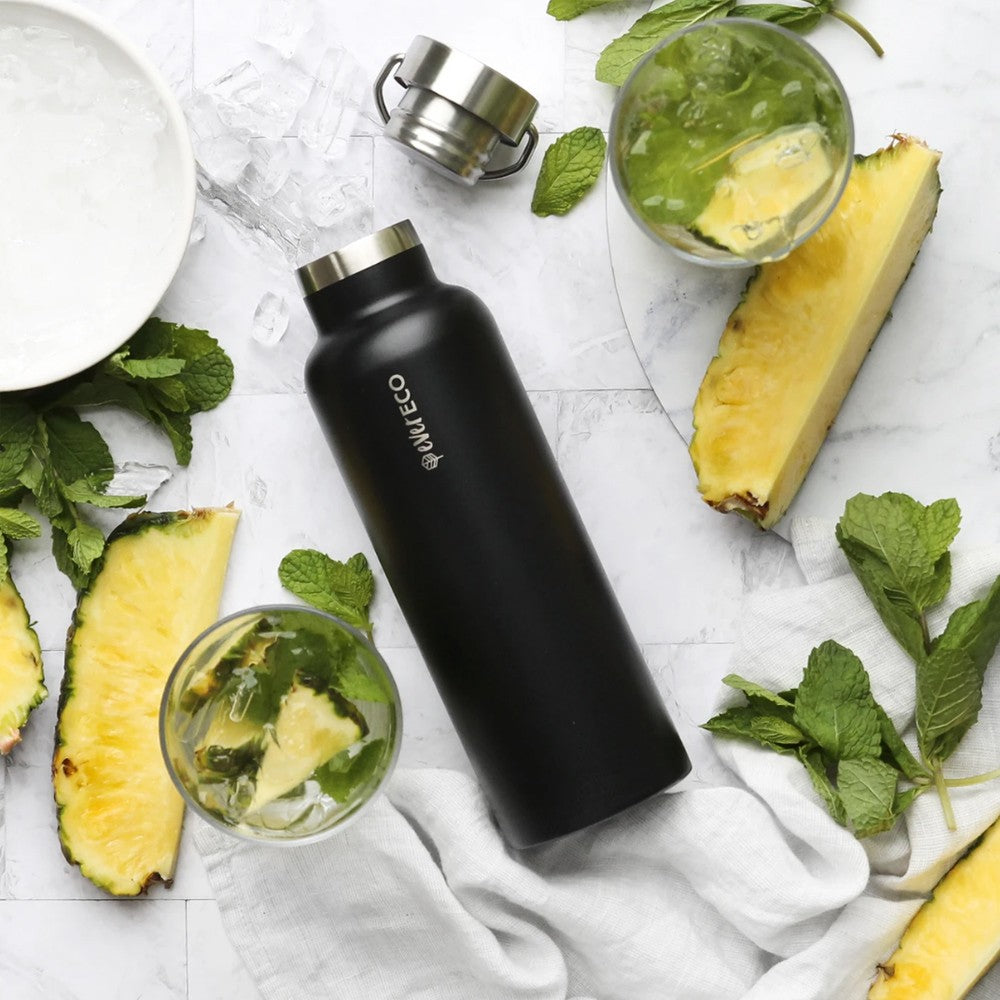 Ever Eco Insulated Drink Bottle 750ml Black image 0