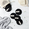 Reusable Bamboo Facial Pads - 10 Pack Black image 0