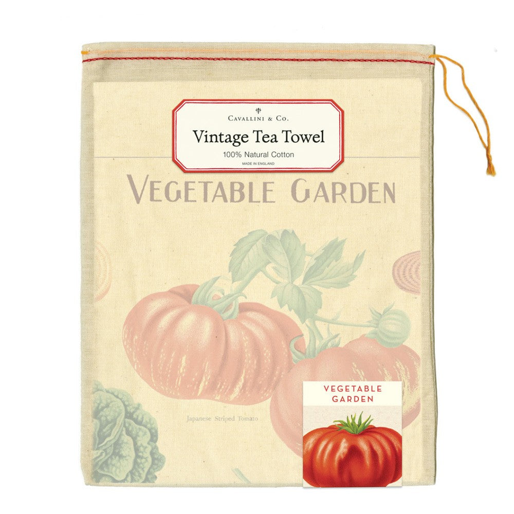 Vintage Tea Towel - Vegetable image 1