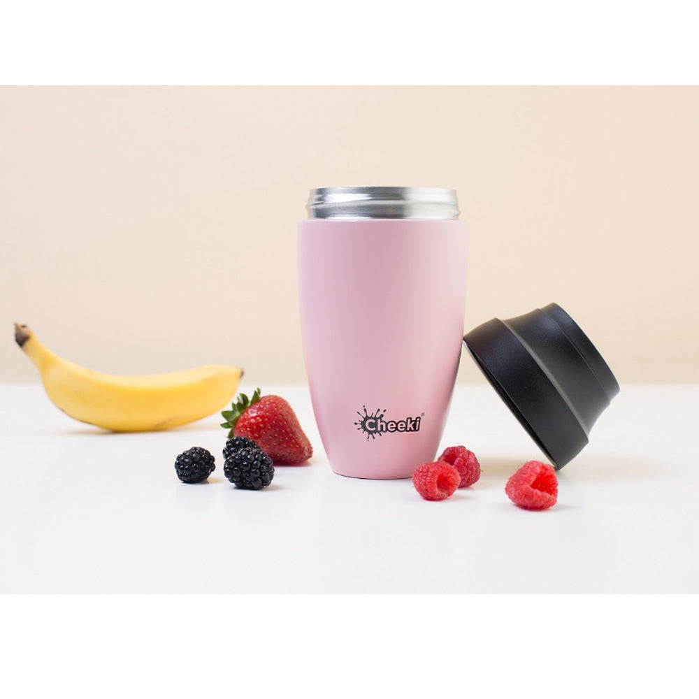 Cheeki Insulated Coffee Mug Pink- 350ml image 1