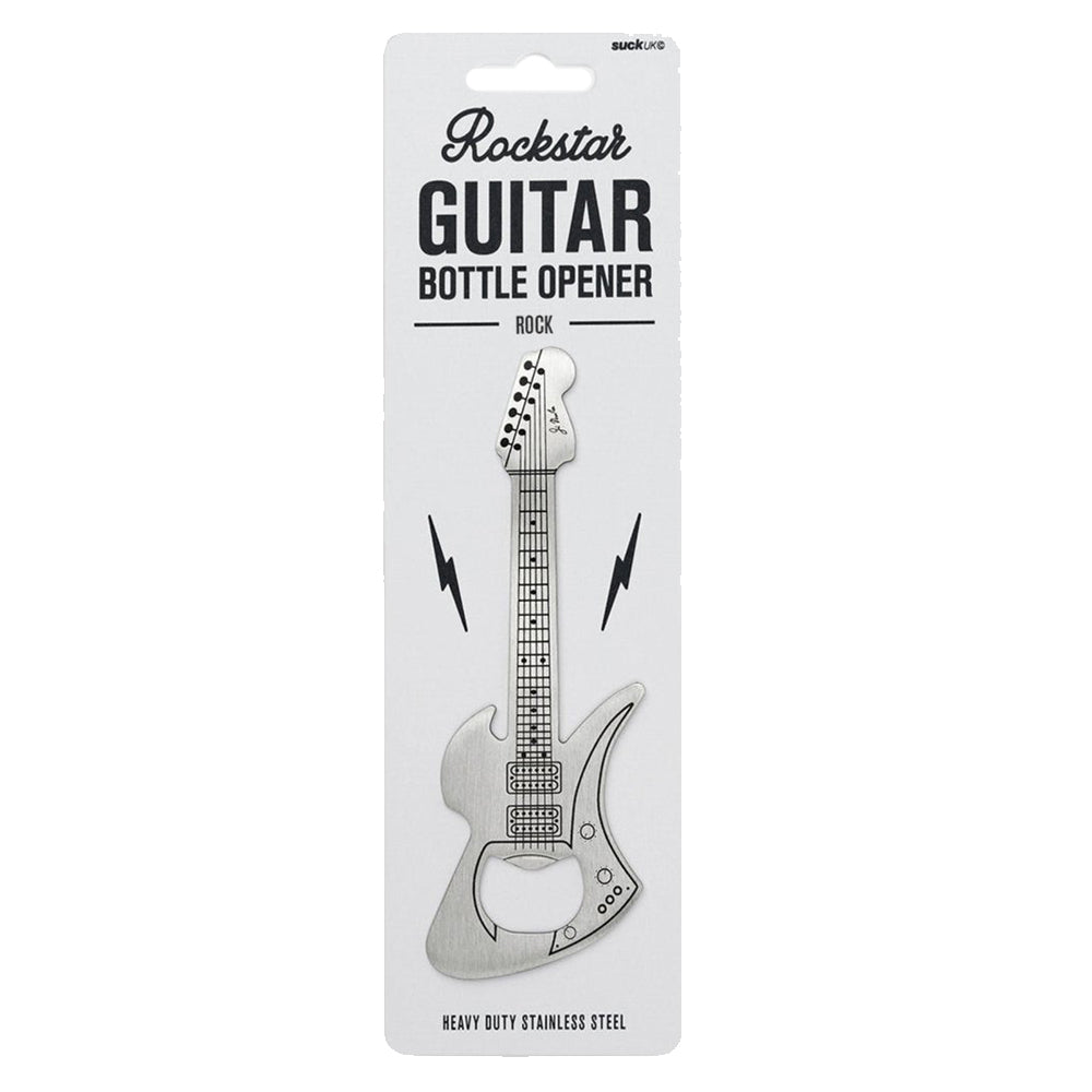 Stainless Steel Guitar Bottle Opener image 0
