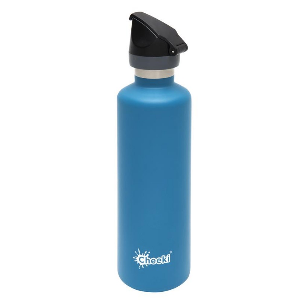 Cheeki Active Stainless Steel bottle - Topaz with Sports Lid 1ltr image 0