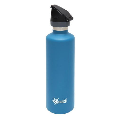 Cheeki Active Stainless Steel bottle - Topaz with Sports Lid 1ltr image 0