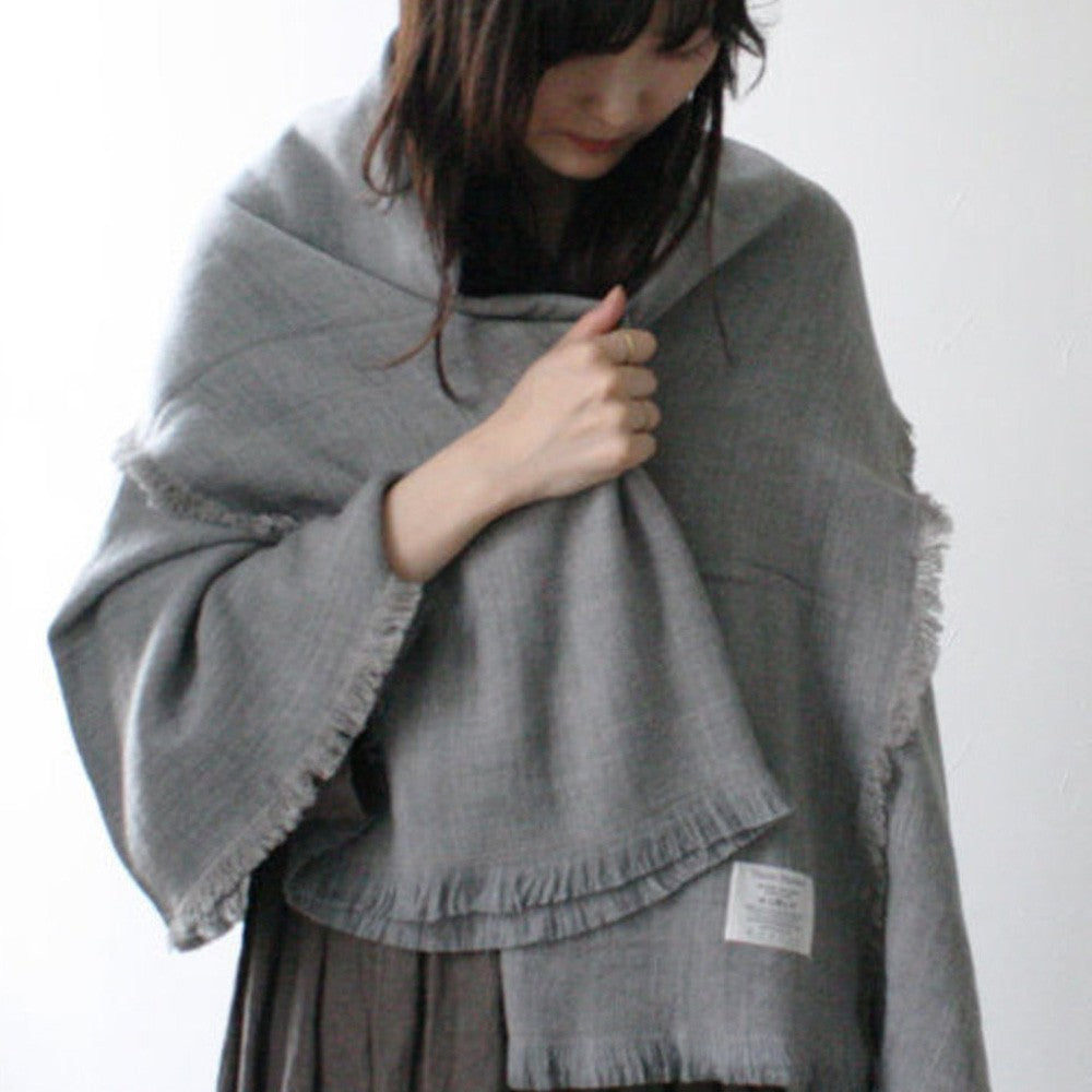 Kontex Wool/Cotton Throw - Dark Grey image 0