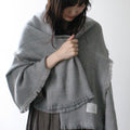 Kontex Wool/Cotton Throw - Dark Grey image 0
