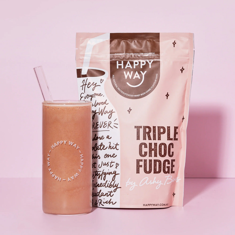 Happy Way Triple Choc Fudge Protein Powder image 0