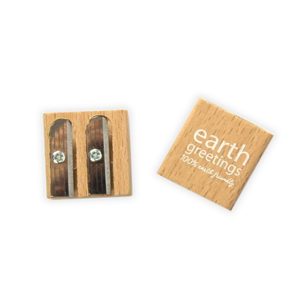 Earth Greetings Wooden Sharpener