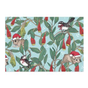 Folded Wrapping Paper - Festive Forest