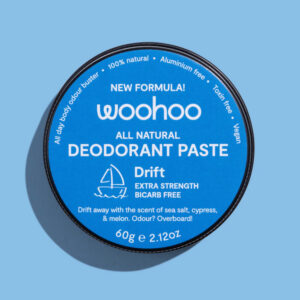 Woo Hoo Natural Bi-Carb Free Deodorant - Drift 60g Tin