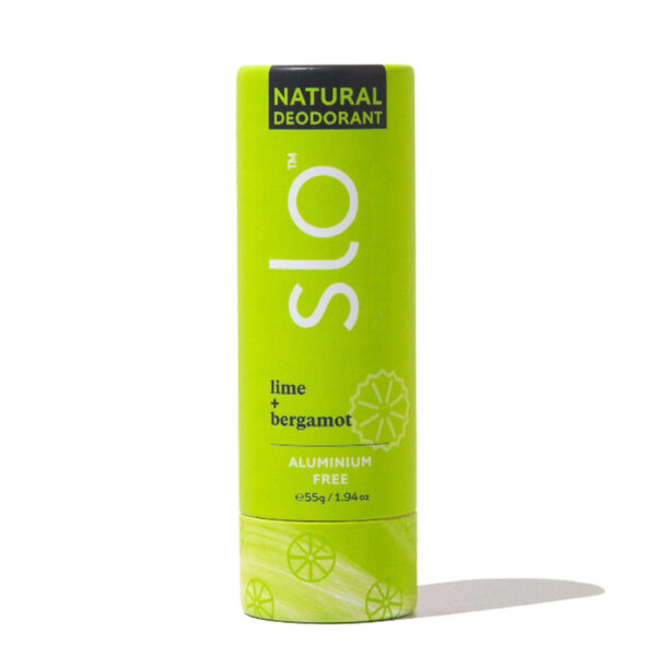 Slo Natural Deodorant Lime & Bergamot