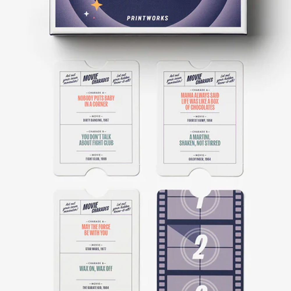 Movie Charades Card Game - Image 2