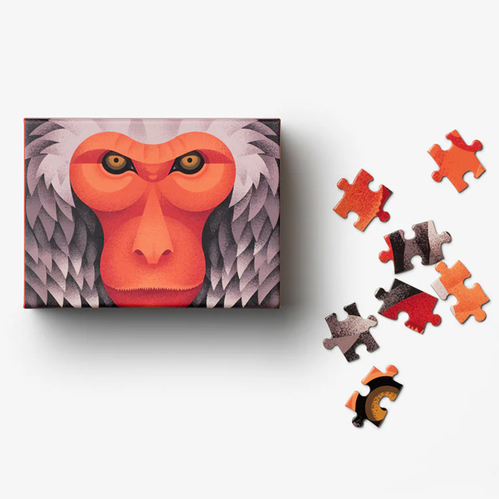 Japanese Macaque 100 Piece Puzzle - Image 2