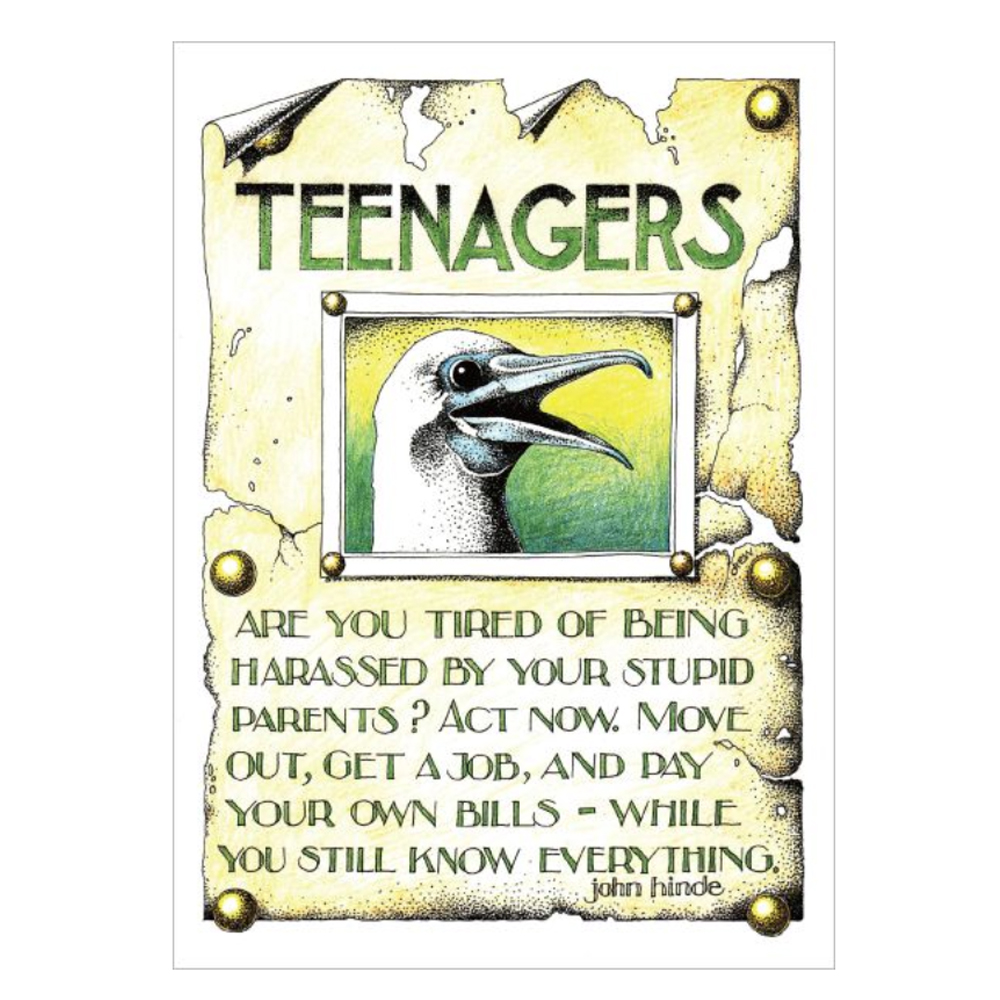 Funny Birthday Card - Teenagers