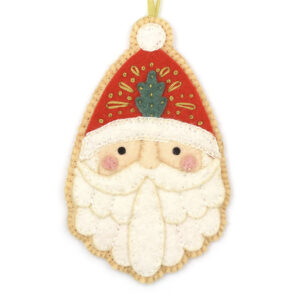 Santa Claus DIY Felt Ornament Kit